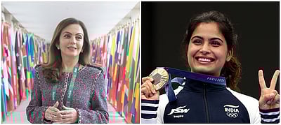 மனு பாக்கருக்கு நீடா அம்பானி வாழ்த்து!